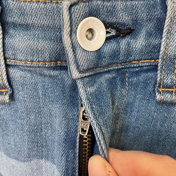 Rag & Bone Cate Mid-Rise Faded Camo Ankle Skinny Leg Jean 25 x 28 - Picture 4 of 10